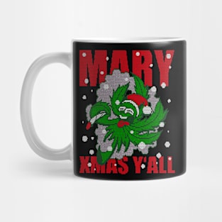 MARY XMAS Y'ALL - Gras - knitted ugly Christmas Mug